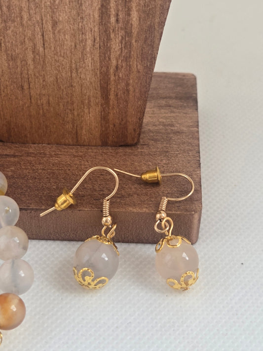 Boucles d’oreilles « Se choisir dans l’Amour » - Agate Cerisier