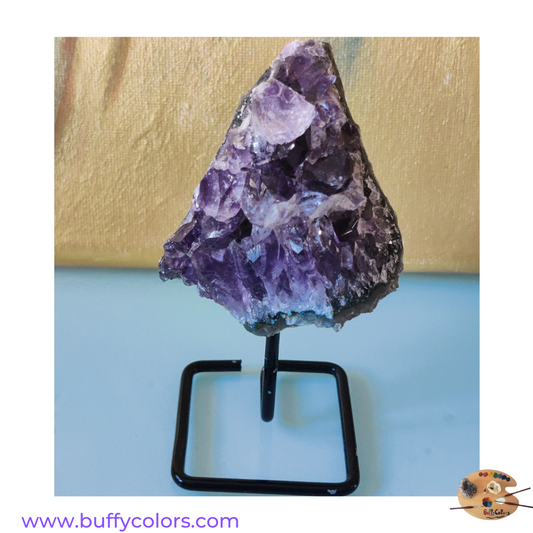 Améthyste sur socle