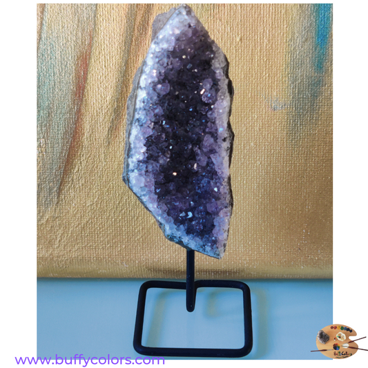 Améthyste sur socle