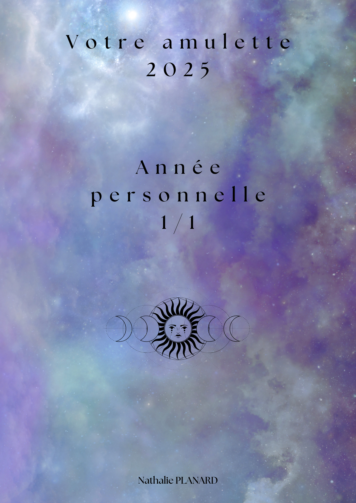 Amulette énergétique : Année personnelle 1, objectif annuel 1 pour 2025