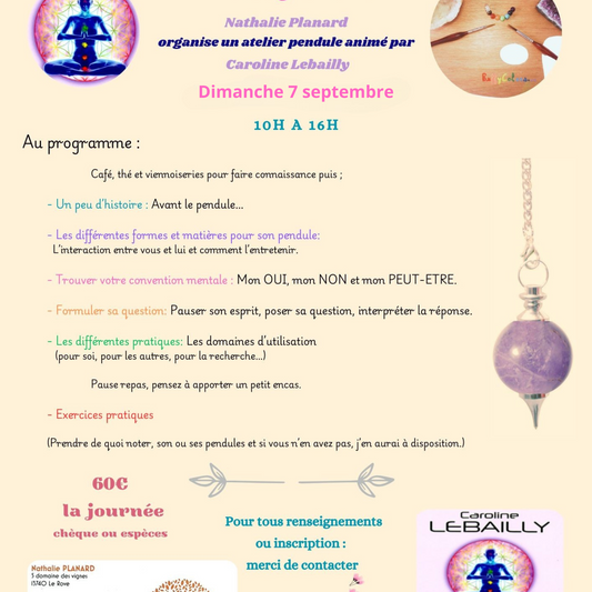 Éveillez votre intuition : Journée d’initiation au pendule