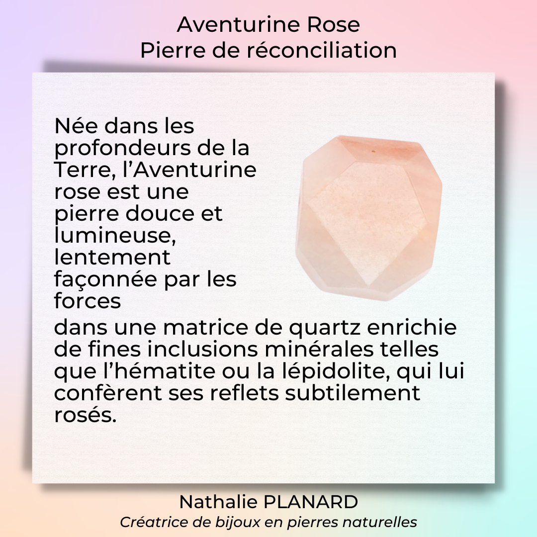 Mémento : Aventurine Rose