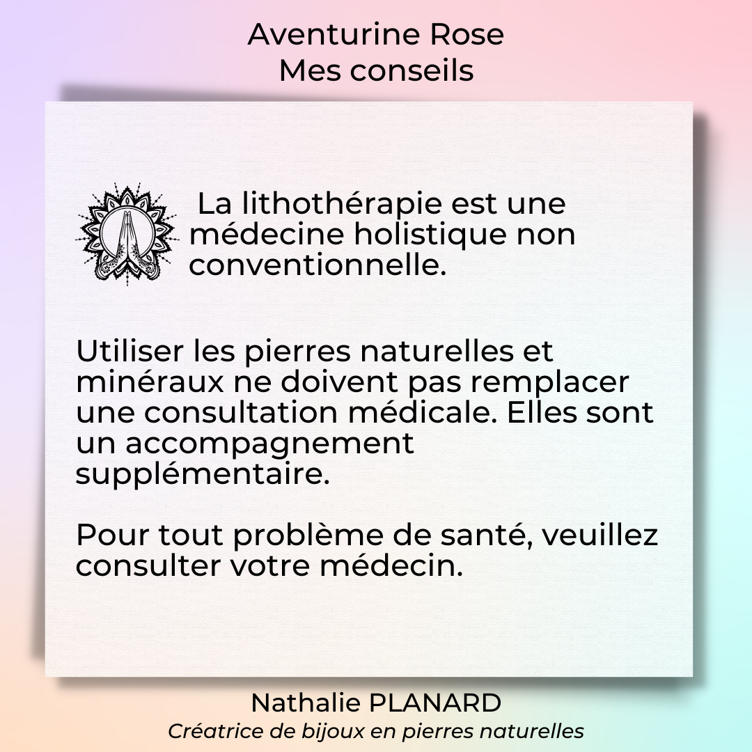 Mémento : Aventurine Rose