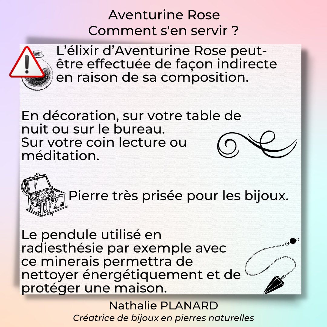 Mémento : Aventurine Rose