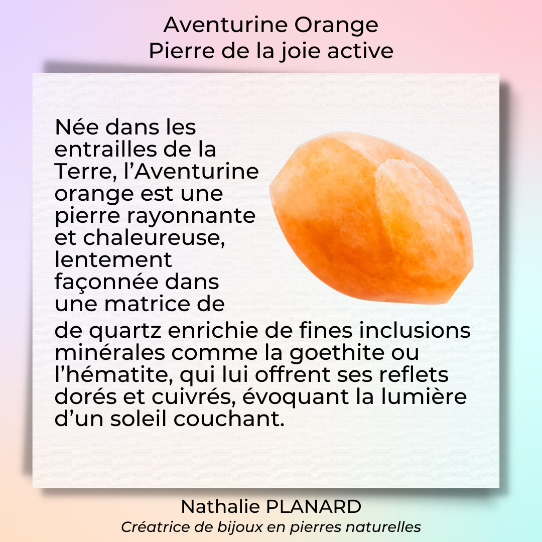 Mémento : Aventurine Orange