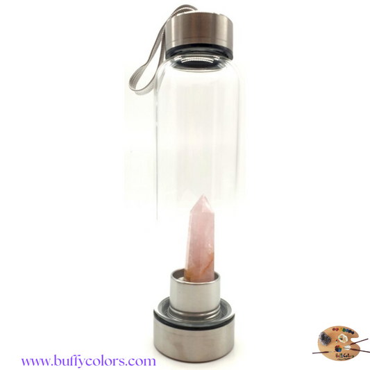 Bouteille Tadasana Pointe Quartz Rose