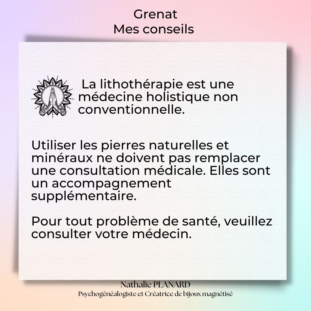 Mémento : Grenat