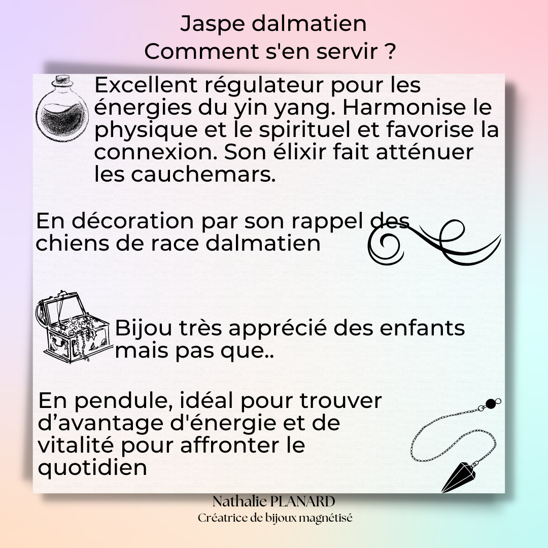 Mémento : Jaspe Dalmatien