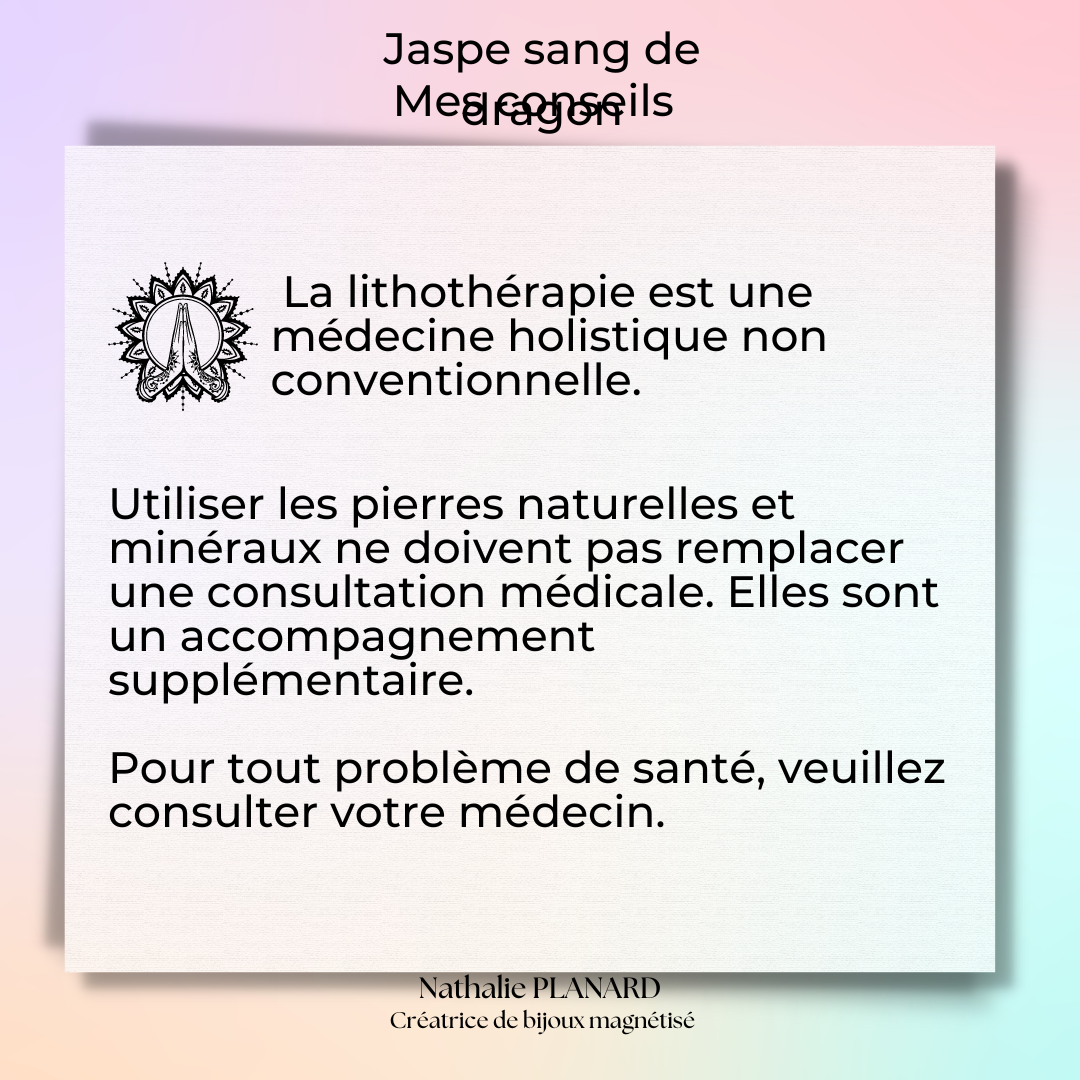 Mémento : Jaspe sang de dragon