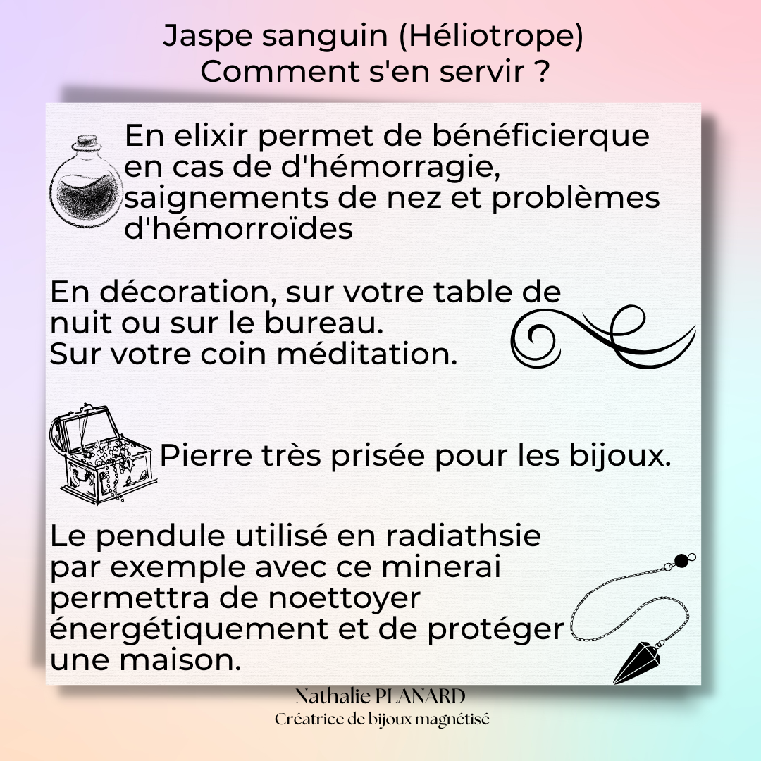Mémento : Jaspe sanguin