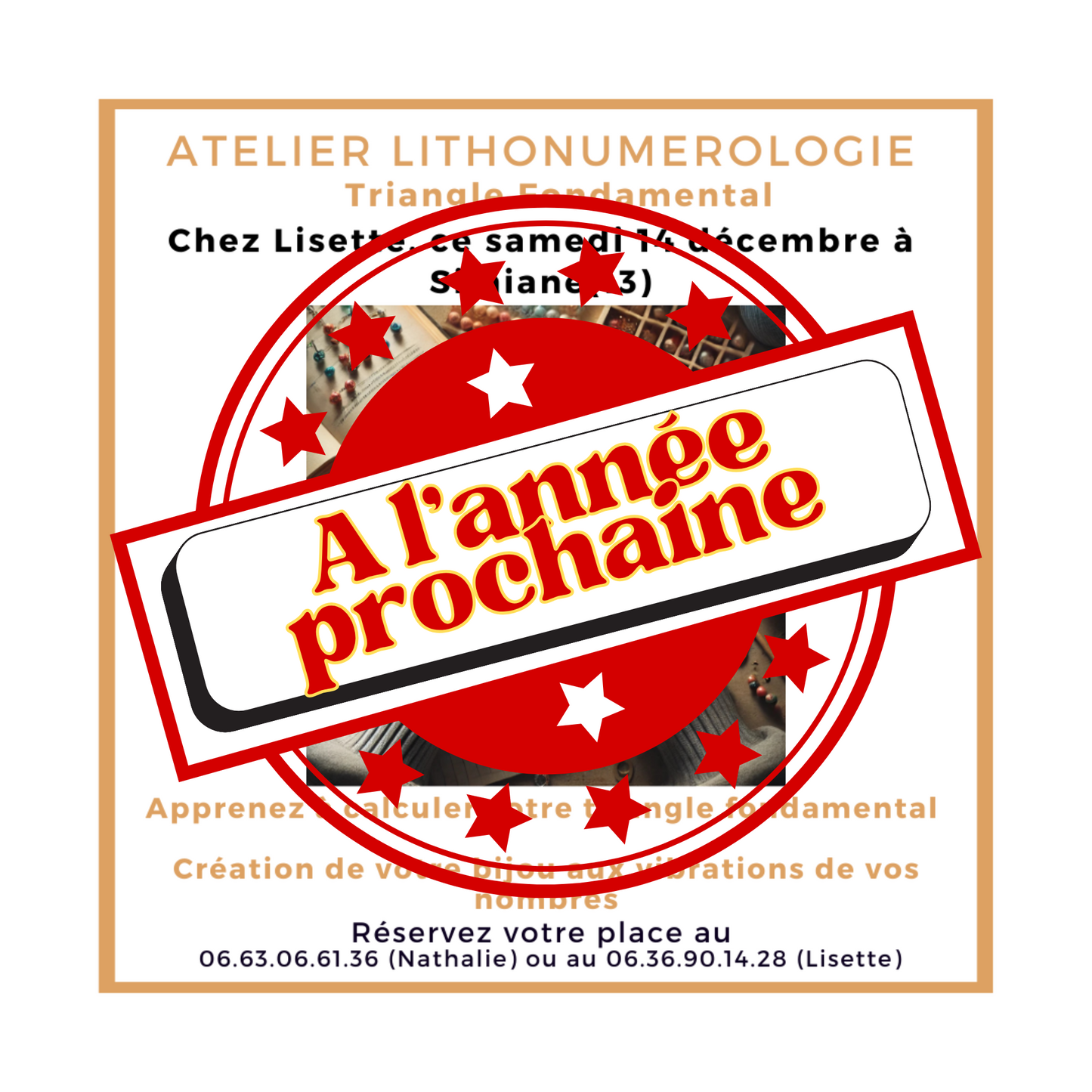 Atelier Lithonumérologie - Découvrez et créer votre triangle fondamental