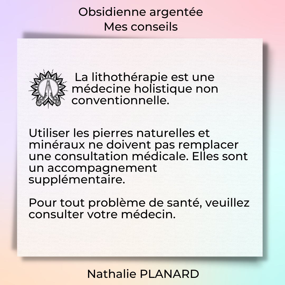 Mémento : Obsidienne argentée