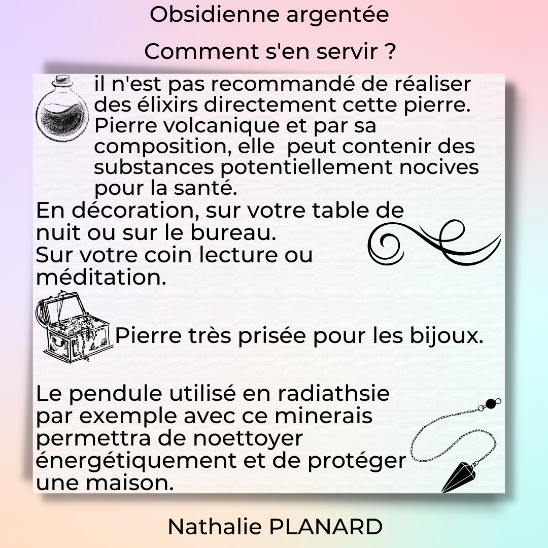 Mémento : Obsidienne argentée