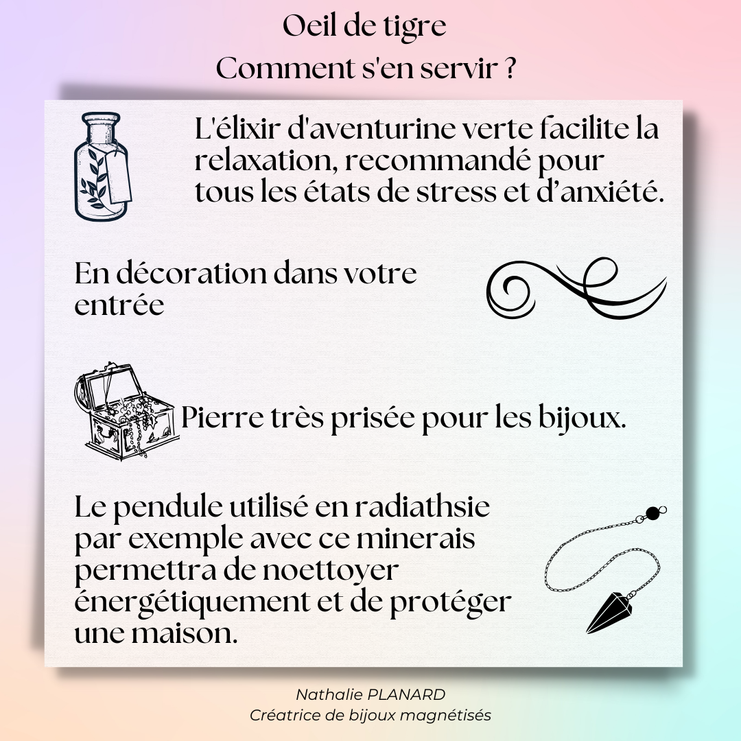 Fiche mémento gratuite – Les bienfaits de l’Œil de Tigre