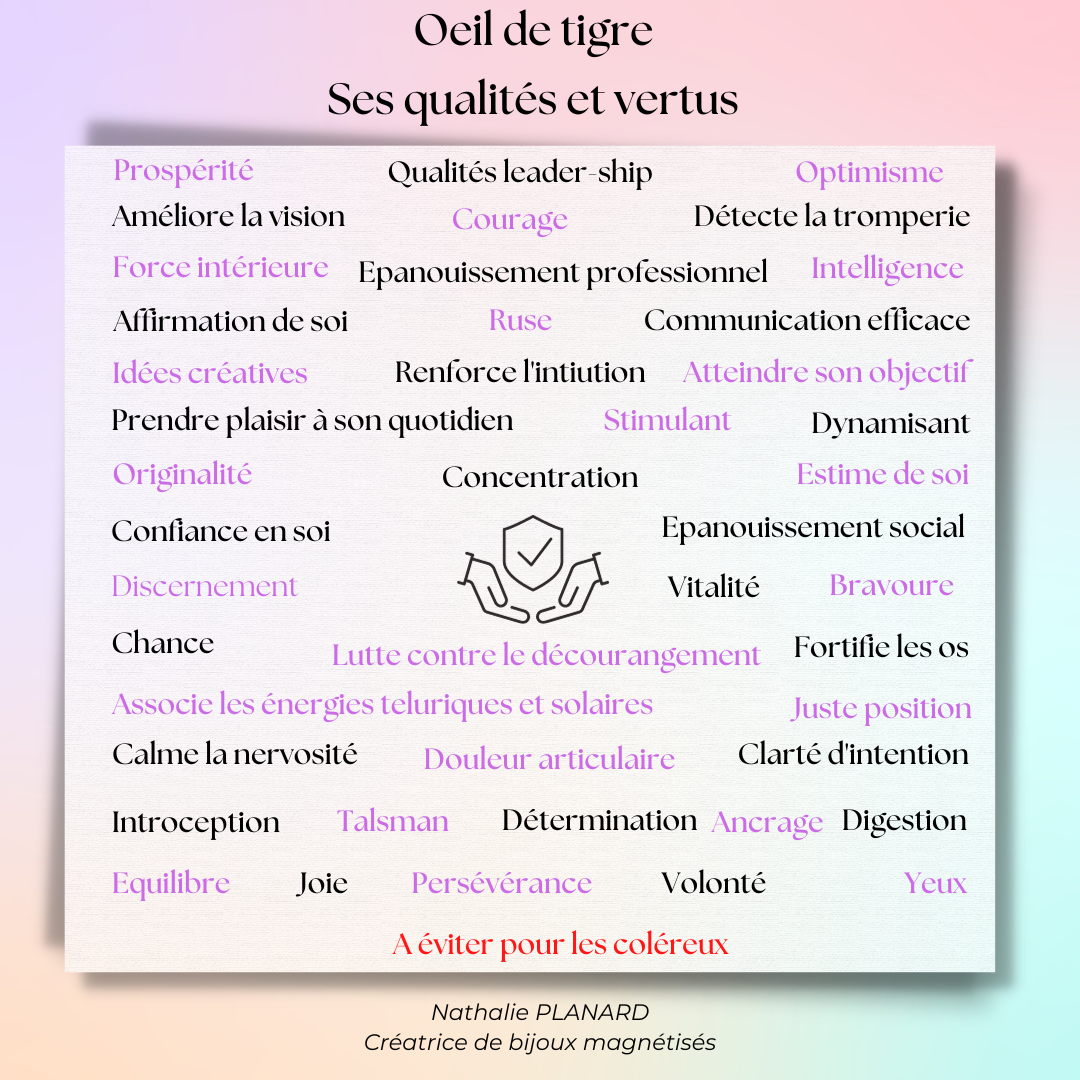 Fiche mémento gratuite – Les bienfaits de l’Œil de Tigre