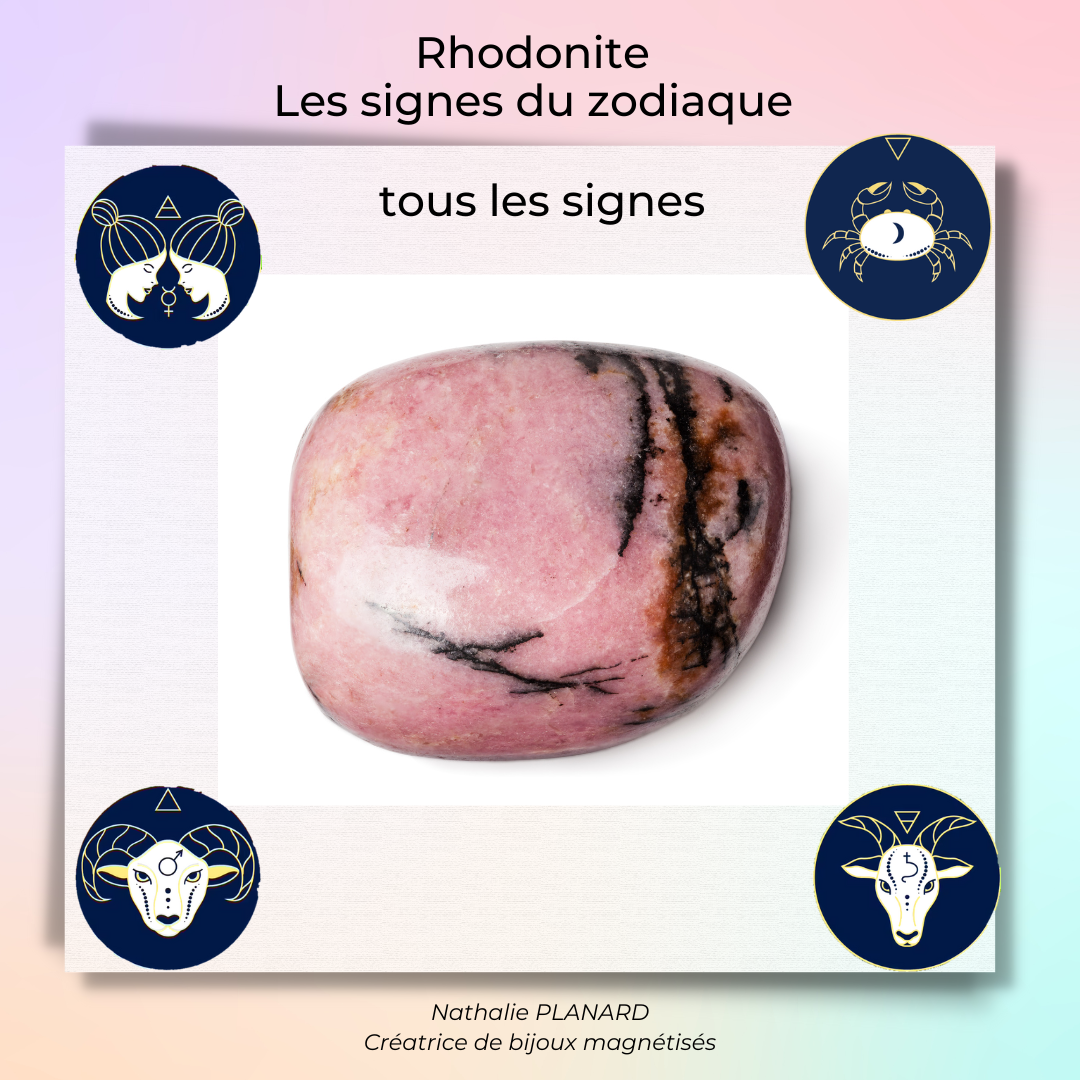 Mémento : Rhodonite