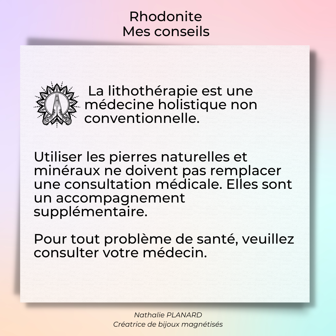 Mémento : Rhodonite