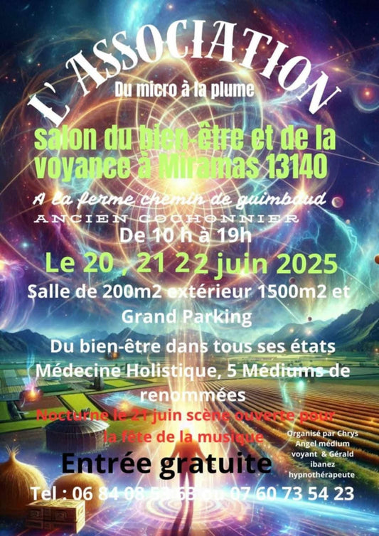 Week-end Bien-Être & Voyance à Miramas – Juin 2025