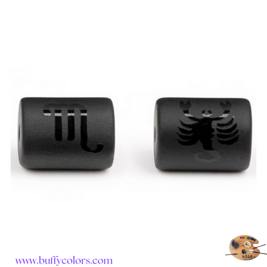 Votre bracelet avec des perles Onyx pour les Scorpions, 6mm