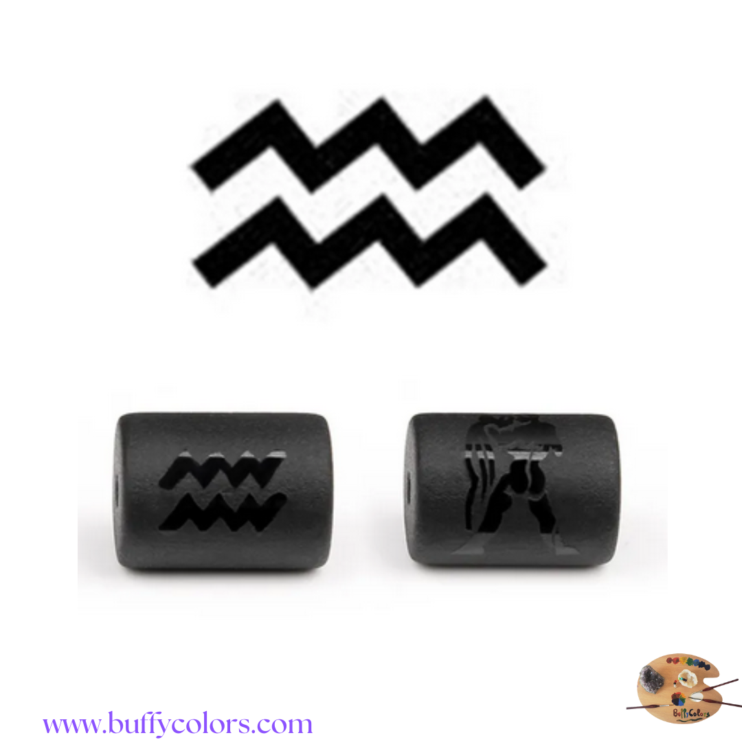 Bracelet en Onyx pour Verseaux - Perles 4 mm ou 6 mm