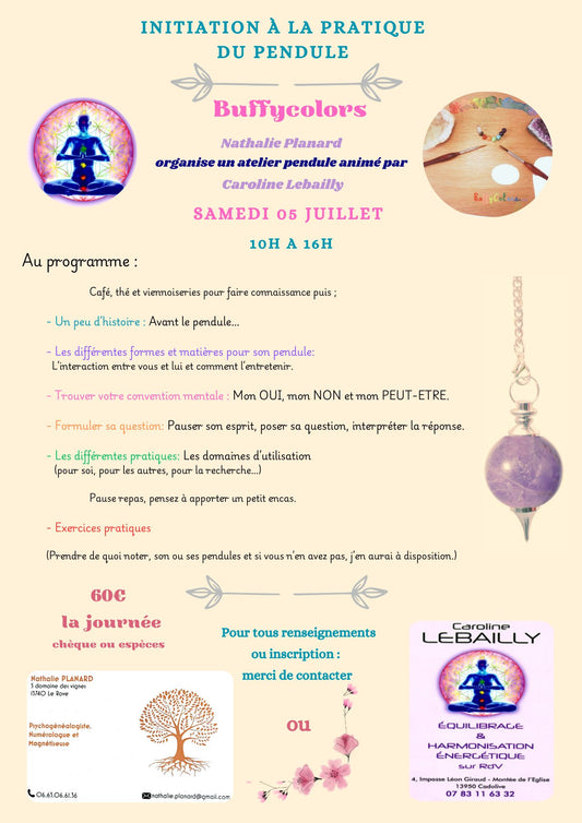 Éveillez votre intuition : Journée d’initiation au pendule