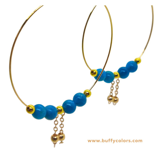 Boucles d’Oreilles en Apatite – Communication et expression de soi