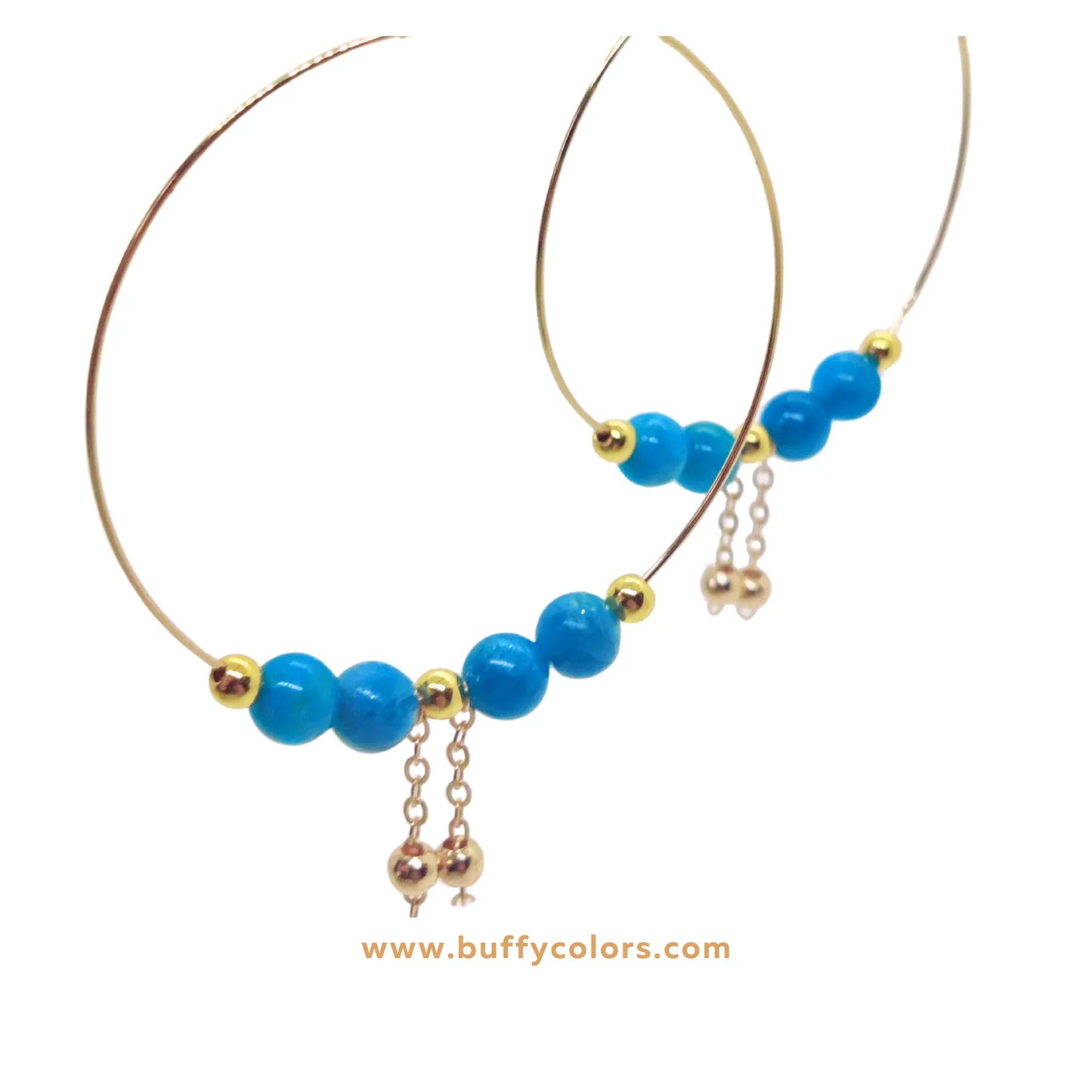 Boucles d’Oreilles en Apatite – Communication et expression de soi