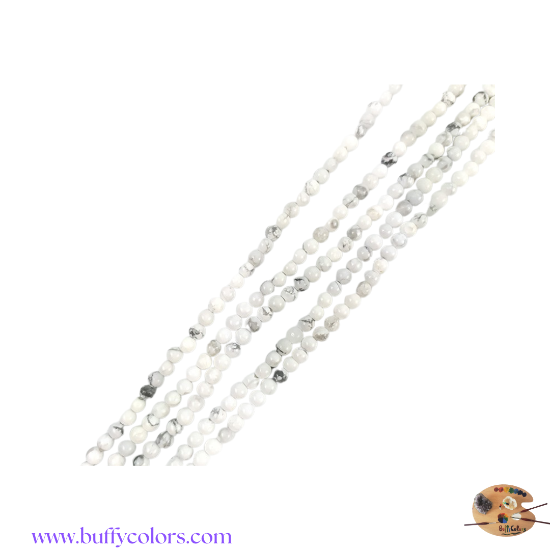 Bracelet en Howlite pour Gémeaux - Apaisement et Clarté d’Esprit