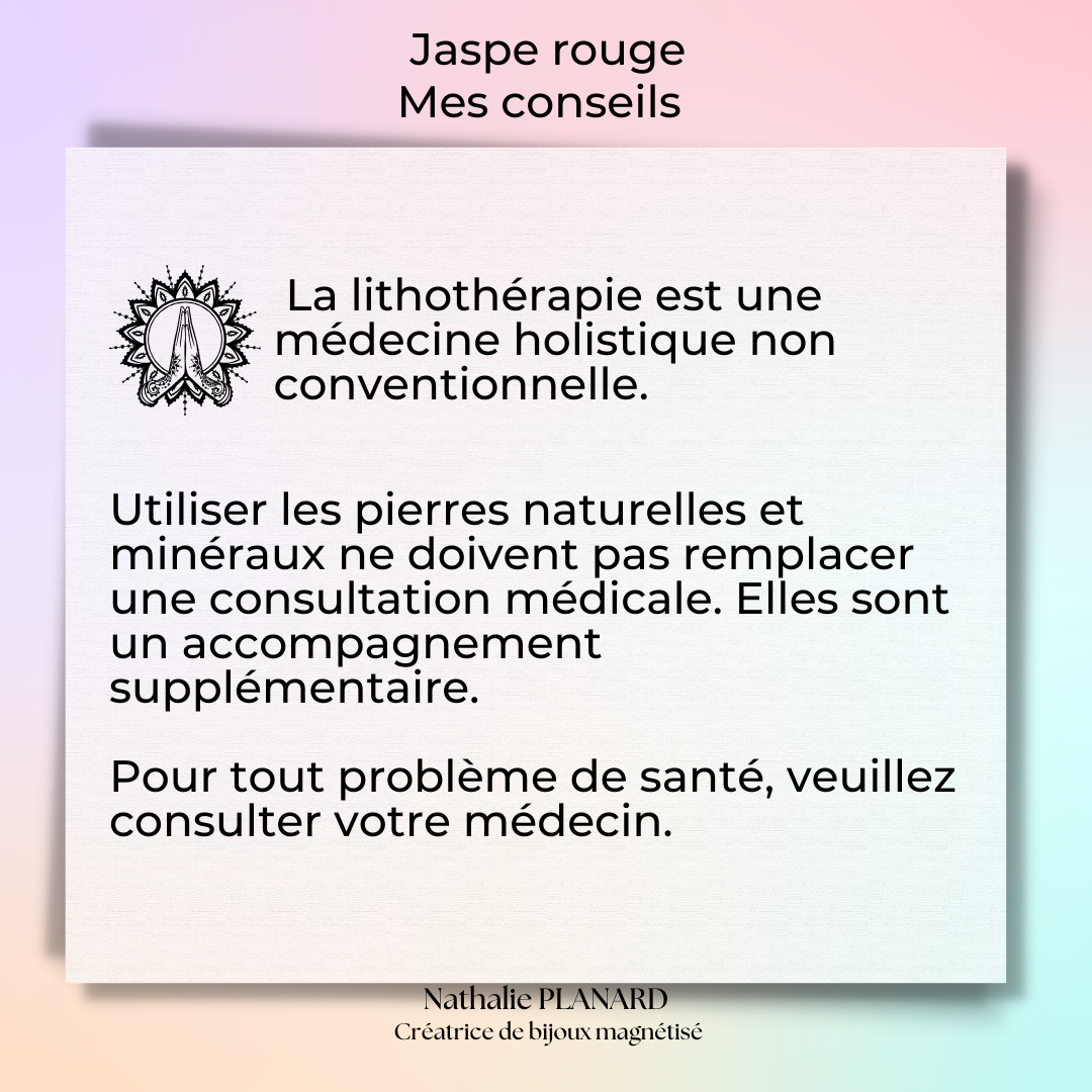 Mémento : Jaspe rouge