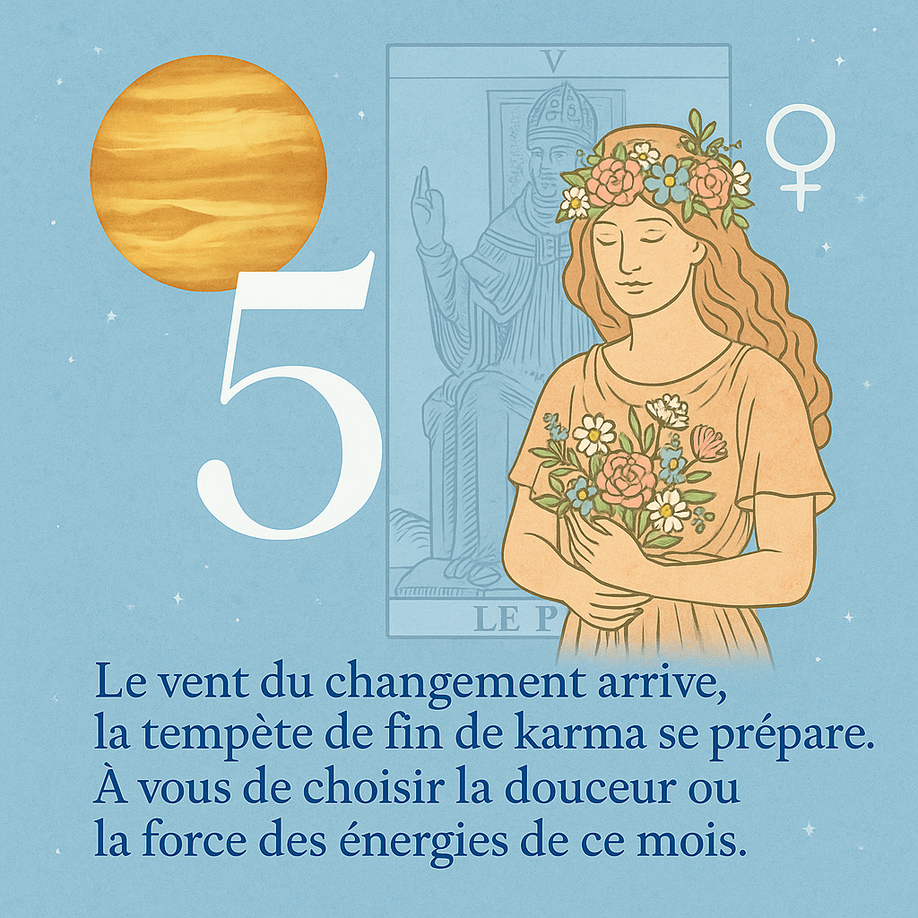 ✨ Énergies spirituelles de mai 2025 : Numérologie, astrologie et dette karmique