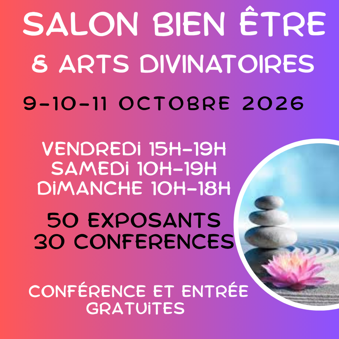 Salon Bien Être Roquevaire : conférence numérologie 2027