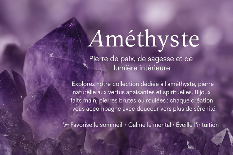 Améthyste, la déesse de la lithothérapie