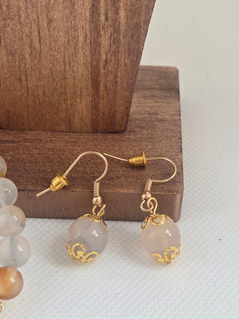 Boucles d’oreilles « Se choisir dans l’Amour » - Agate Cerisier
