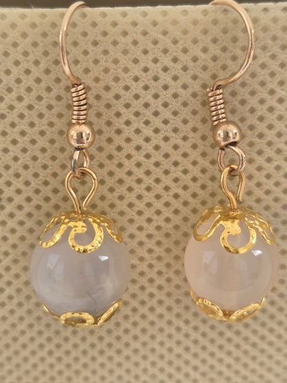 Boucles d’oreilles « Se choisir dans l’Amour » - Agate Cerisier