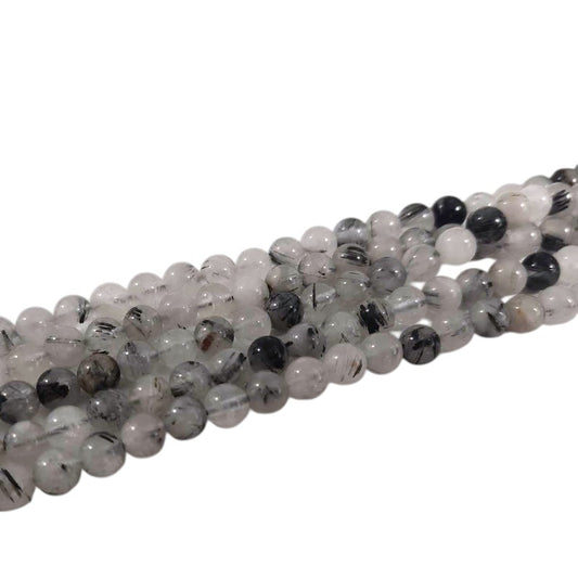 Votre bracelet avec des perles Quartz Tourmaline pour les Balances, 4mm