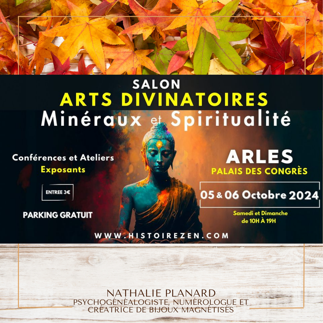 Je serais au Palais des Congrès d'Arles le 5 et 6 octobre