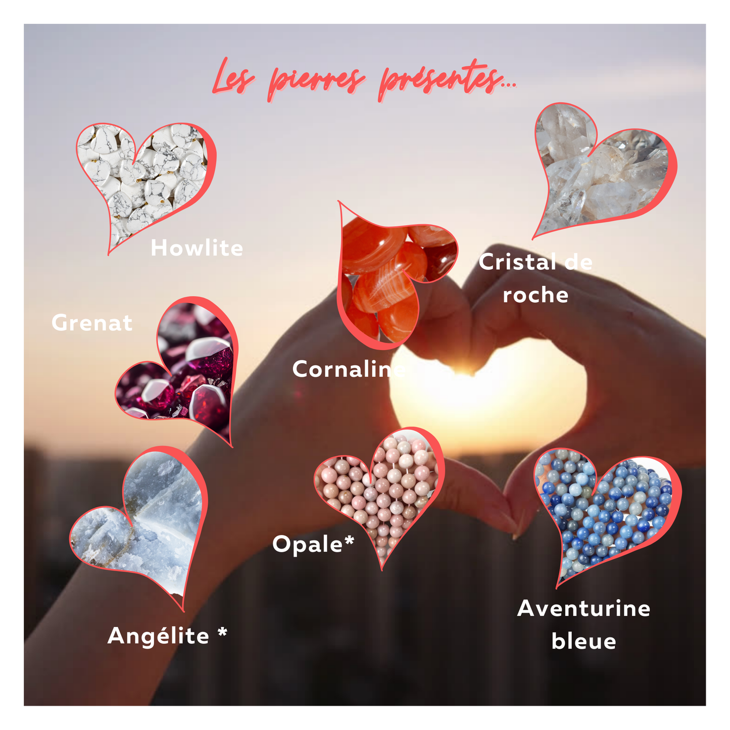 Atelier Lithothérapie "L’AMOUR sous toutes ses facettes" (15 février 2025)