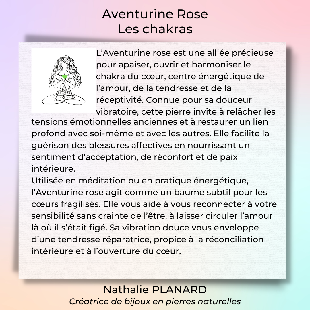 Mémento : Aventurine Rose