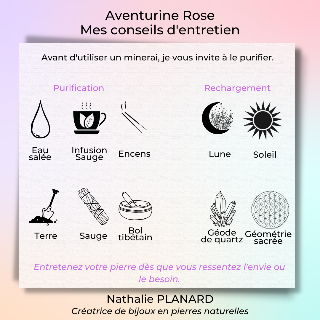 Mémento : Aventurine Rose