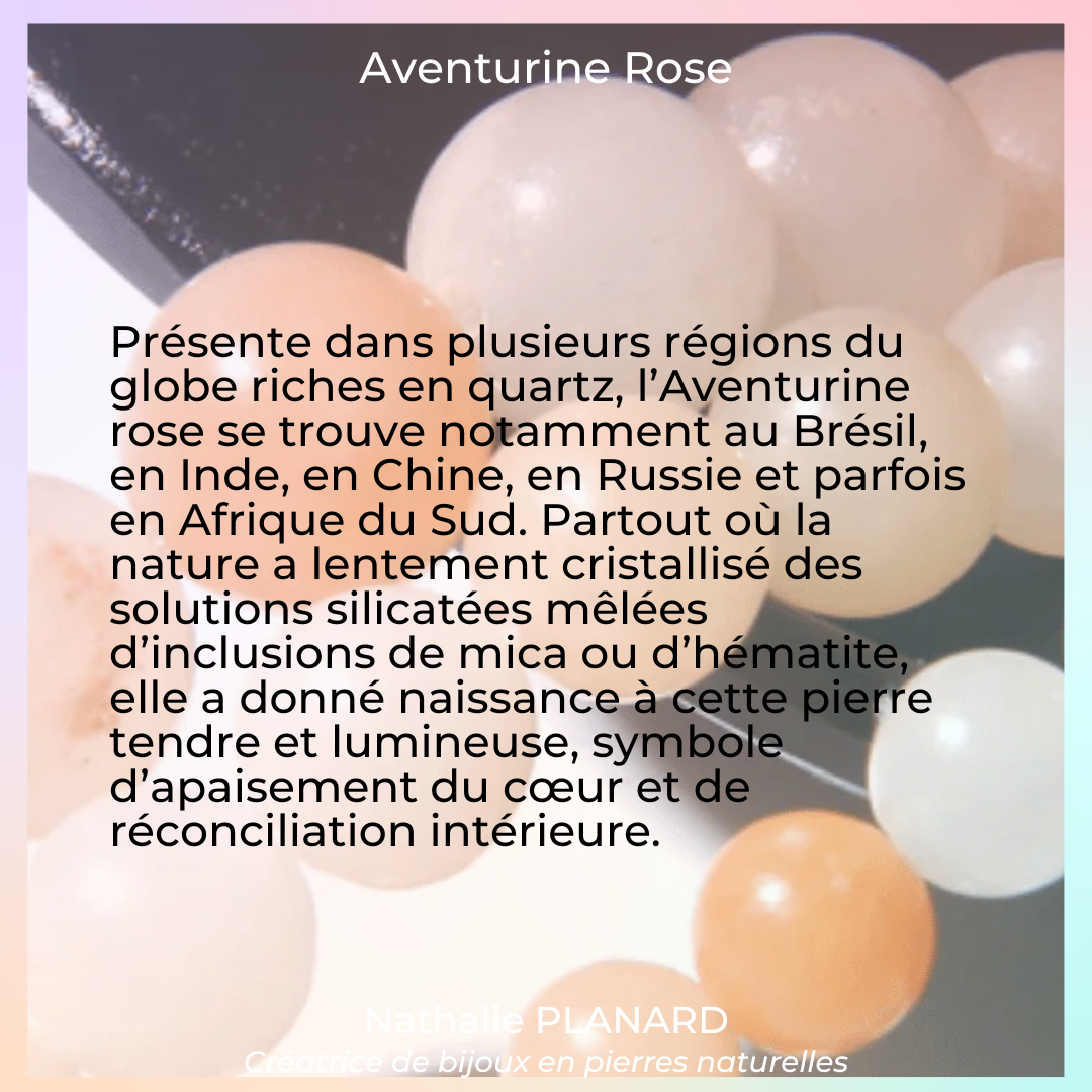 Mémento : Aventurine Rose