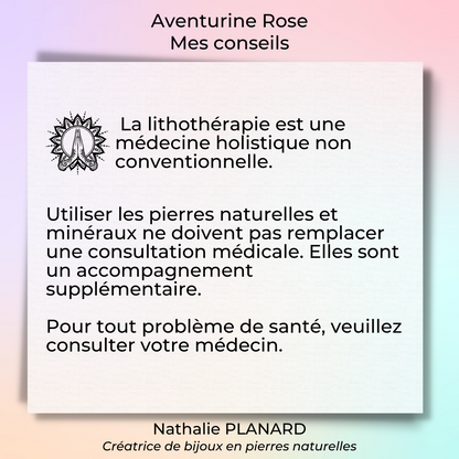 Mémento : Aventurine Rose