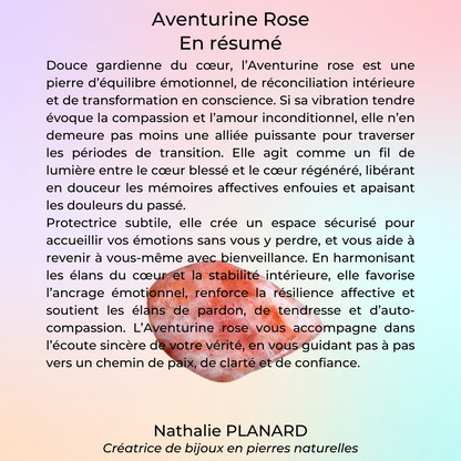 Mémento : Aventurine Rose