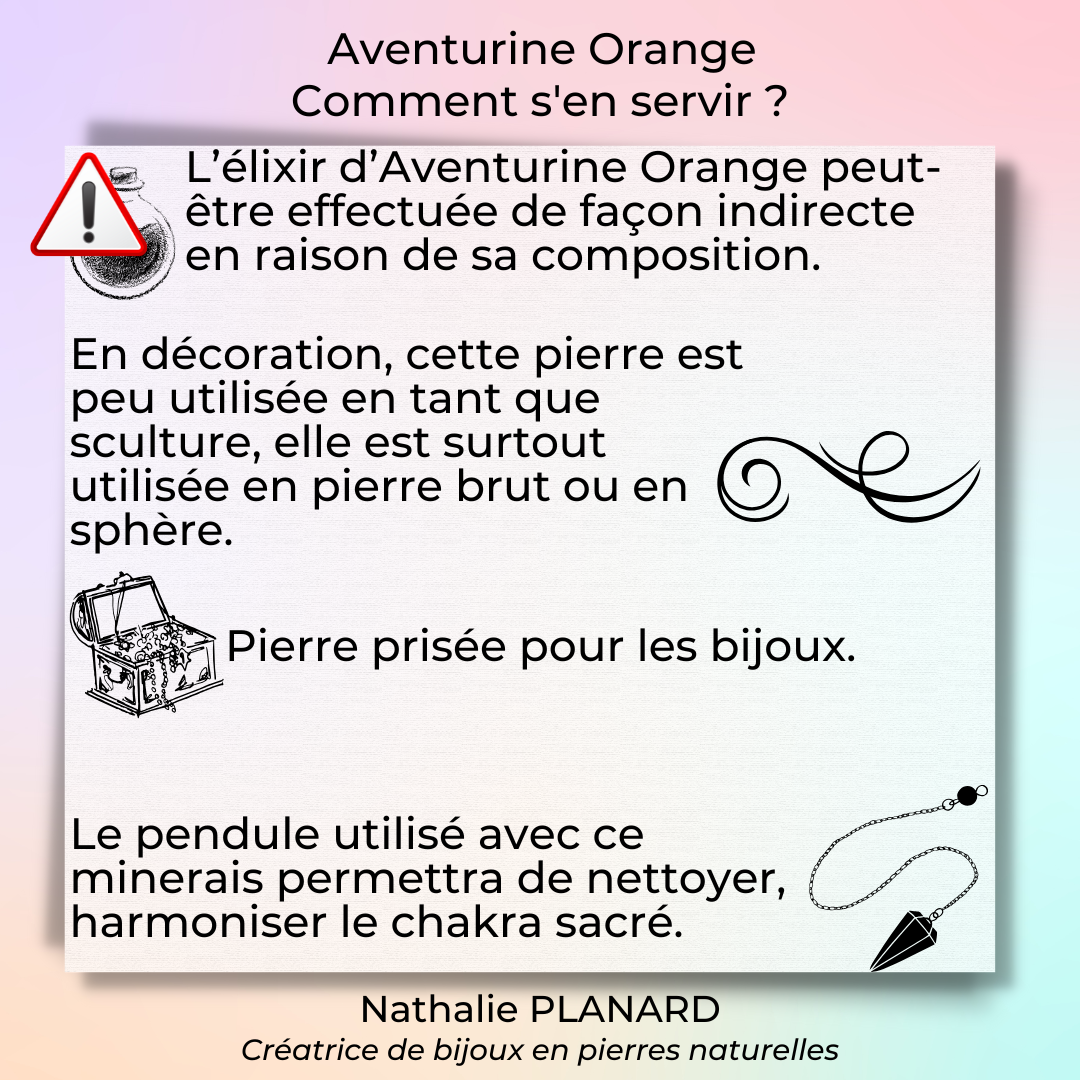 Mémento : Aventurine Orange