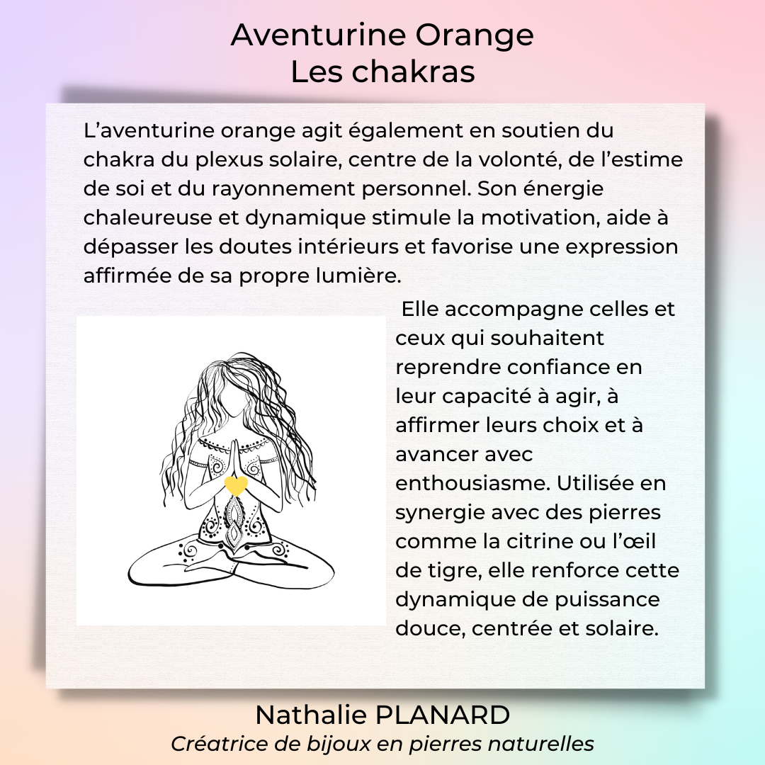 Mémento : Aventurine Orange