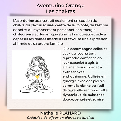 Mémento : Aventurine Orange