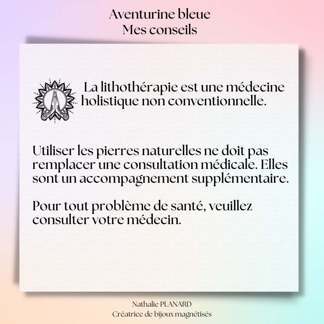 Mémento : Aventurine Bleue