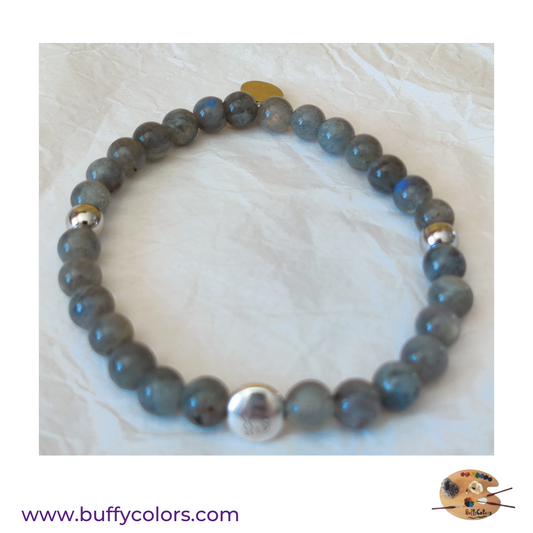 Bracelet fête des mères en Labradorite