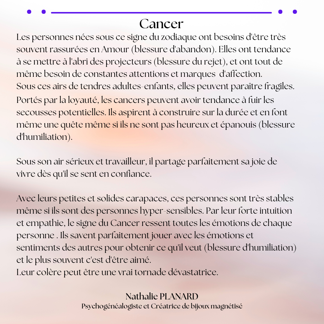 Mémento  : Les cancers