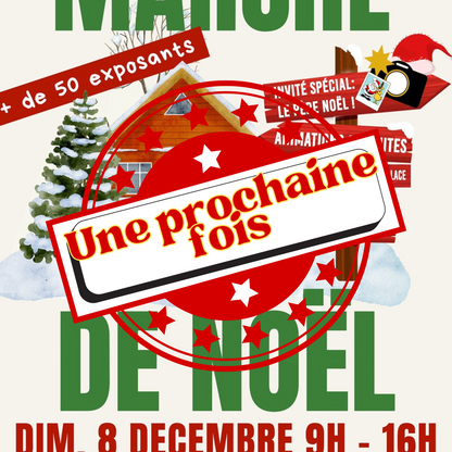 Je serais au marché de Noël à Eguilles le dimanche 8 décembre