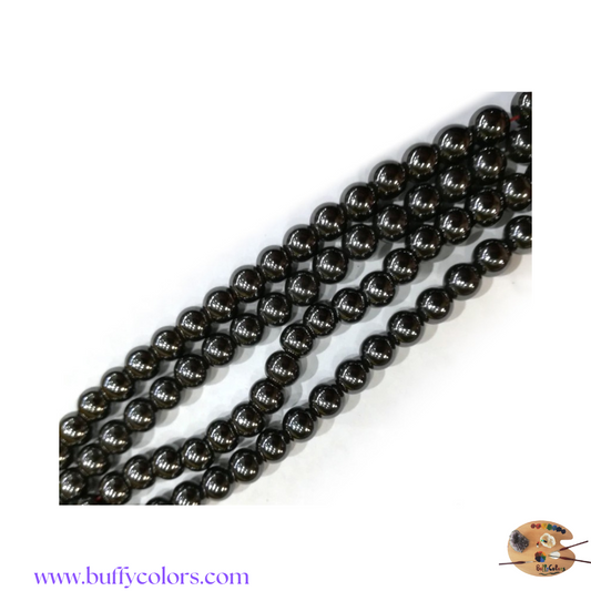 Votre bracelet avec des perles Hématite pour les Taureaux, 4mm